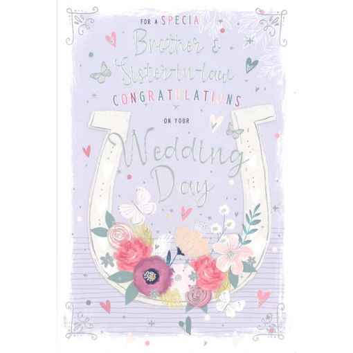 Picture of BROTHER & SISTER IN LAW WEDDING CARD